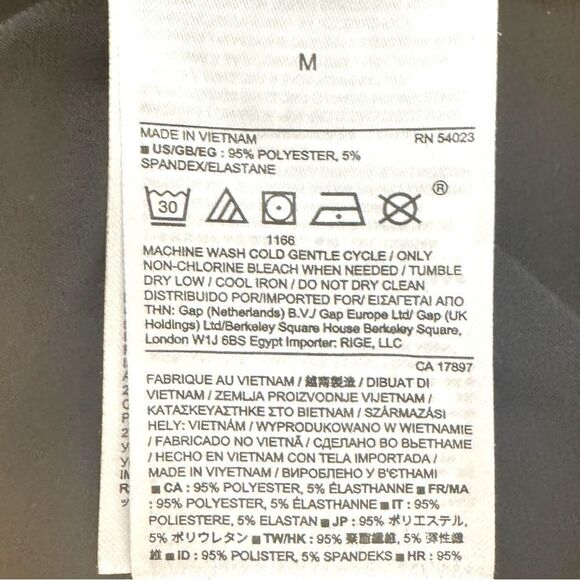 Banana Republic Black and White Geometric Pattern Dress Sz M - Picture 9 of 10